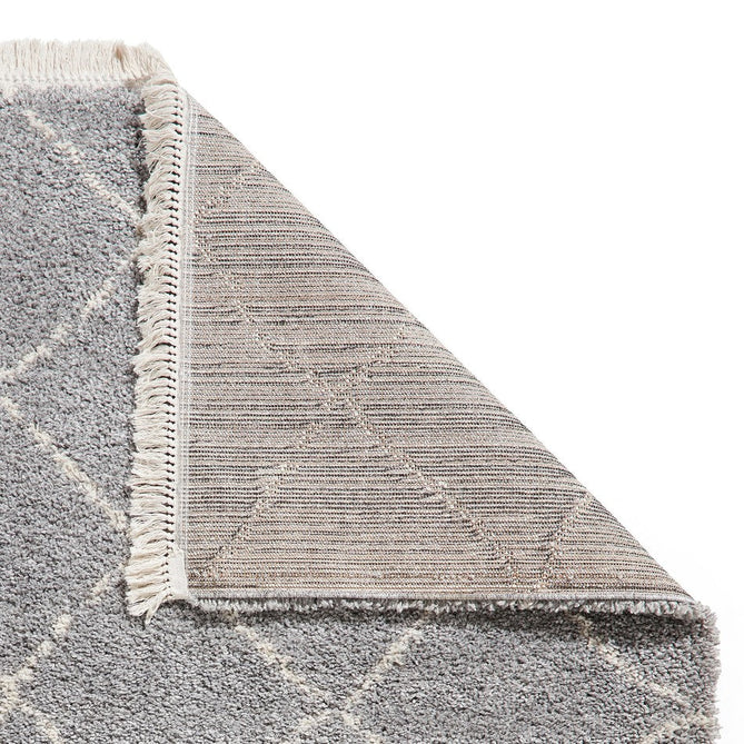 Boho 5413 Modern Moroccan Berber Soft Plush Shaggy Grey Rug-Think Rugs-Rug Love - The Most Loved Rug Store