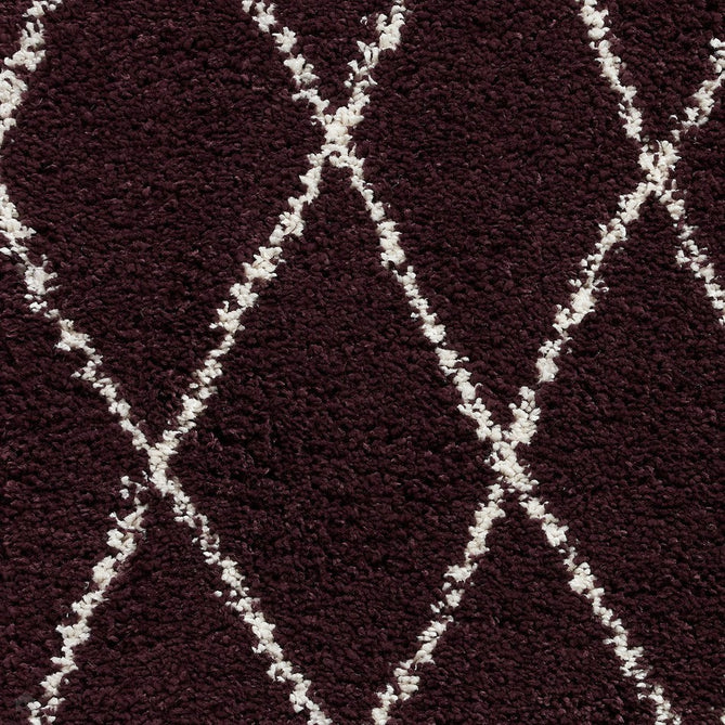 Boho 8280 Modern Moroccan Berber Soft Plush Shaggy Purple Rug-Think Rugs-Rug Love - The Most Loved Rug Store