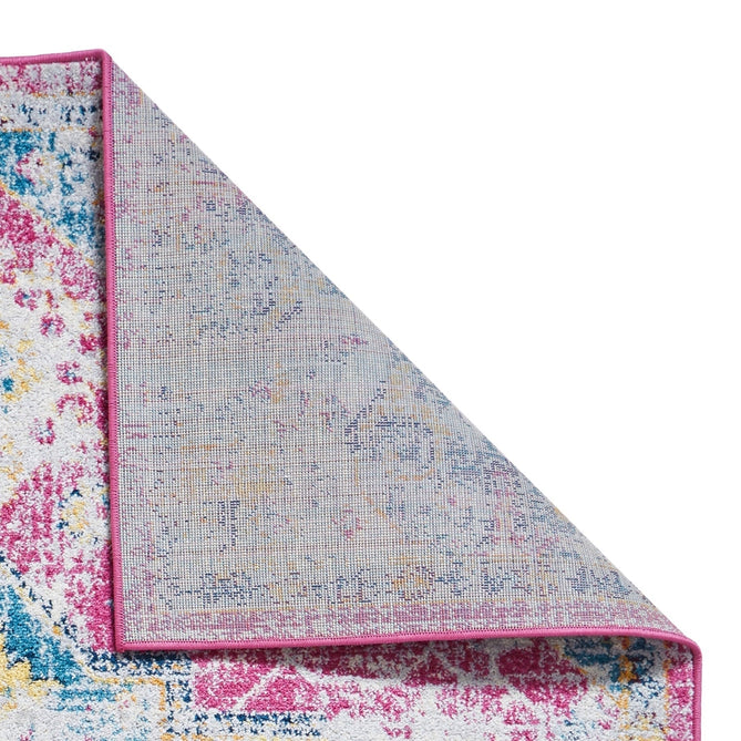 Boston Modern Traditional G0532 Fuschia/Blue Rug-Think Rugs-Rug Love - The Most Loved Rug Store