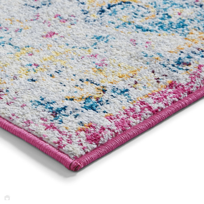 Boston Modern Traditional G0532 Fuschia/Blue Rug-Think Rugs-Rug Love - The Most Loved Rug Store