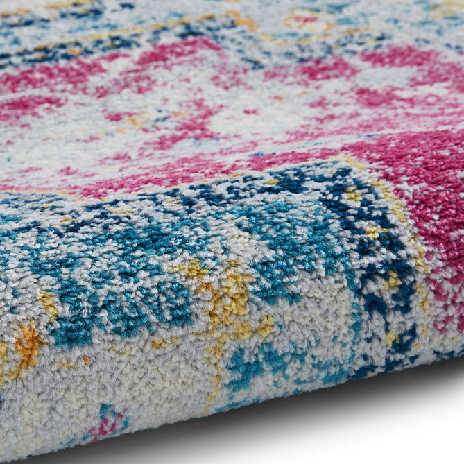 Boston Modern Traditional G0532 Fuschia/Blue Rug-Think Rugs-Rug Love - The Most Loved Rug Store