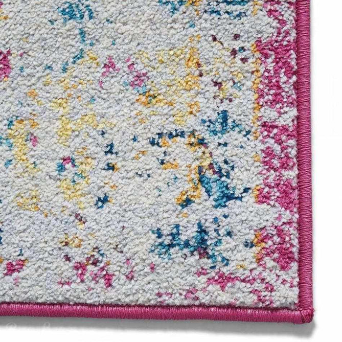 Boston Modern Traditional G0532 Fuschia/Blue Rug-Think Rugs-Rug Love - The Most Loved Rug Store