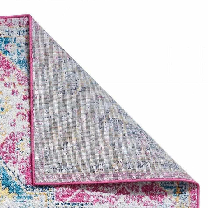 Boston Modern Traditional G0532 Fuschia/Blue Rug-Think Rugs-Rug Love - The Most Loved Rug Store