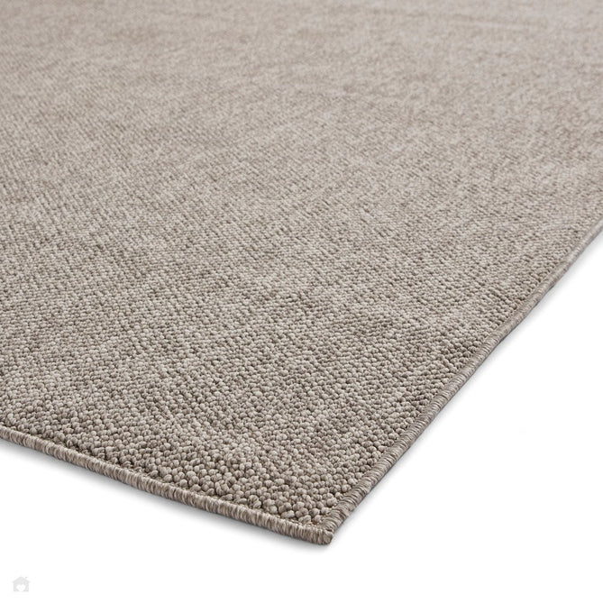 Boucle E6403 Modern Plain Textured Beaded Boucle Pile Soft-Touch Polyester Flatweave Grey Rug-Think Rugs-Rug Love - The Most Loved Rug Store