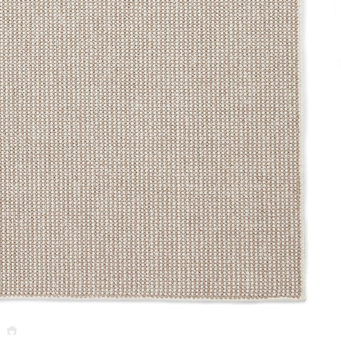 Boucle E6404 Modern Plain Textured Beaded Boucle Pile Soft-Touch Polyester Flatweave White/Brown Rug-Think Rugs-Rug Love - The Most Loved Rug Store