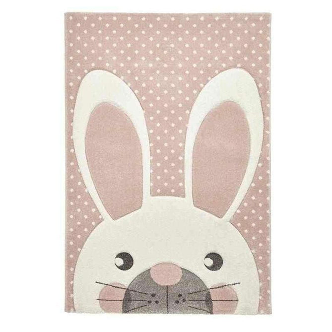 Brooklyn 20341 Kids Rabbit Soft Pink Rug-Think Rugs-Rug Love - The Most Loved Rug Store