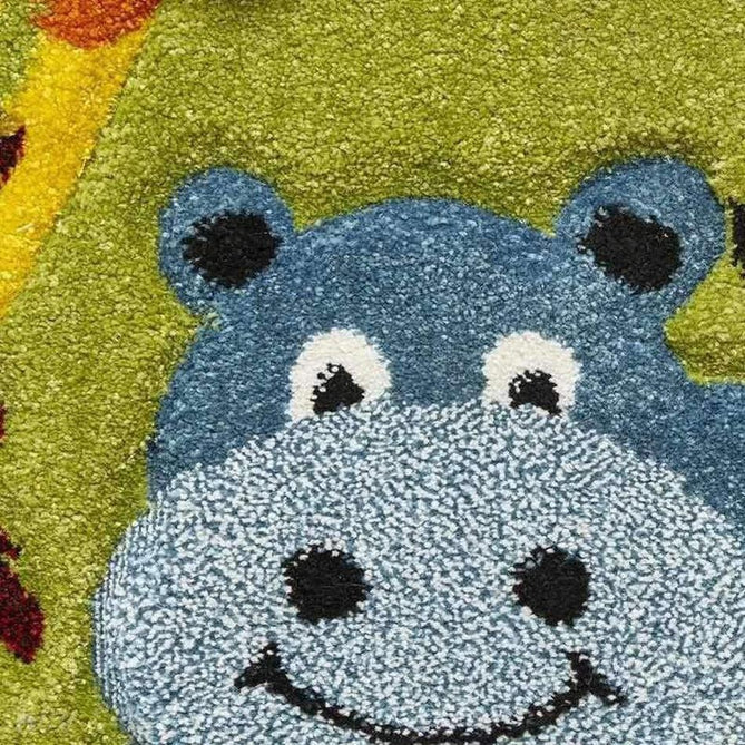 Brooklyn 53747 Kids Jungle Soft Green Rug-Think Rugs-Rug Love - The Most Loved Rug Store