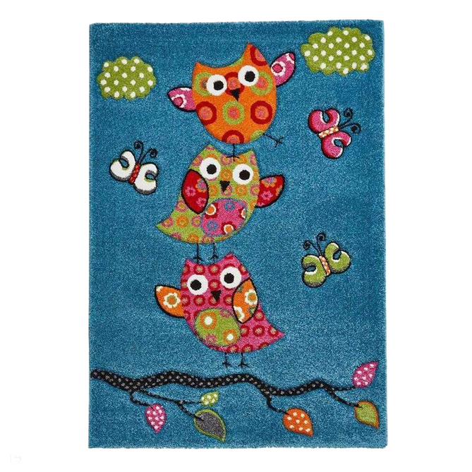 Brooklyn 793 Kids Birds Soft Blue Rug-Think Rugs-Rug Love - The Most Loved Rug Store