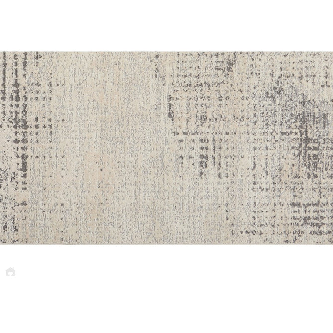 CK Rush CK953 Modern Crosshatched Linear Abstract Distressed Hi-Low Textured Low Flat-Pile Ivory/Beige Rug-Calvin Klein-Rug Love - The Most Loved Rug Store