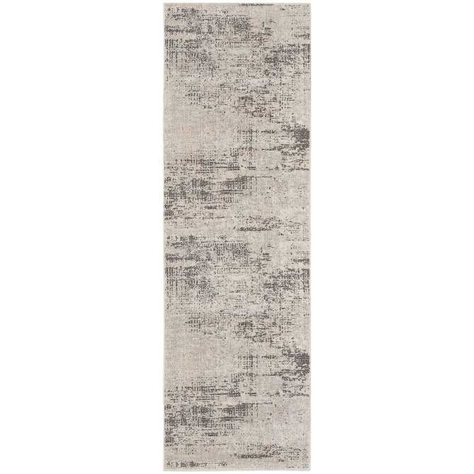 CK Rush CK953 Modern Crosshatched Linear Abstract Distressed Hi-Low Textured Low Flat-Pile Ivory/Beige Rug-Calvin Klein-Rug Love - The Most Loved Rug Store