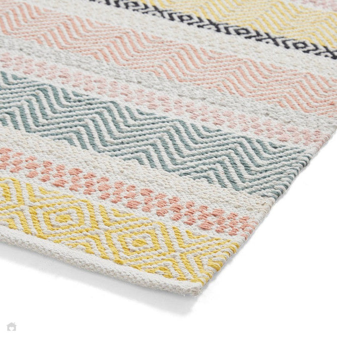 Cascade 29898 Modern Geometric Hand-Woven Cotton Flatweave Pastel Multi Rug-Think Rugs-Rug Love - The Most Loved Rug Store