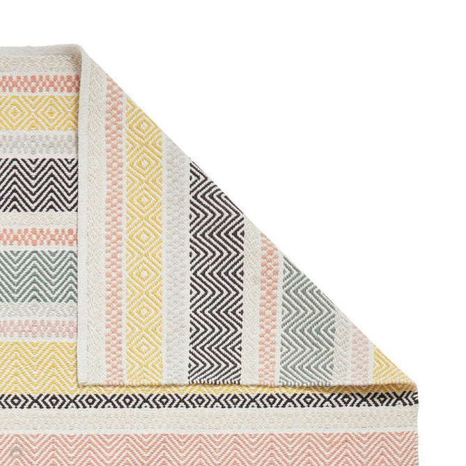 Cascade 29898 Modern Geometric Hand-Woven Cotton Flatweave Pastel Multi Rug-Think Rugs-Rug Love - The Most Loved Rug Store