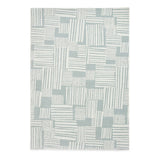 Catherine Lansfield Blocks Modern Abstract Sage Green/Cream Rug