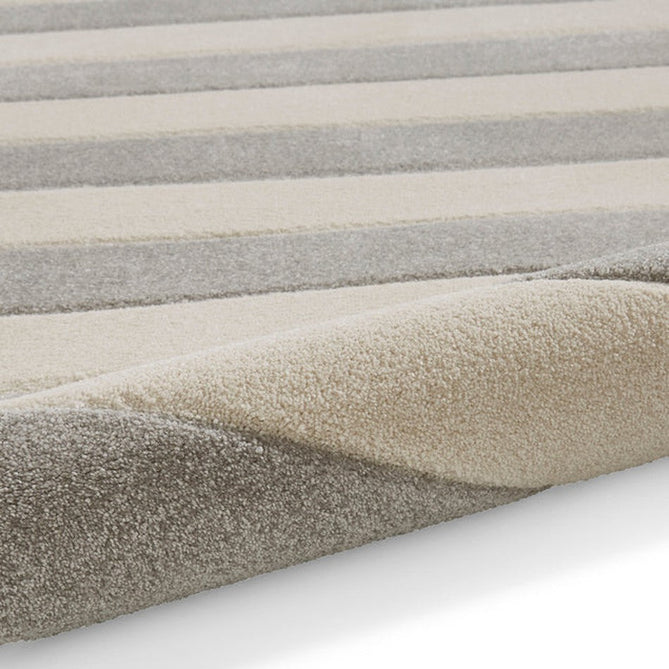 Catherine Lansfield Cove Stripe Modern Linear Grey/Cream Rug-Think Rugs-Rug Love - The Most Loved Rug Store