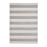 Catherine Lansfield Cove Stripe Modern Linear Grey/Cream Rug