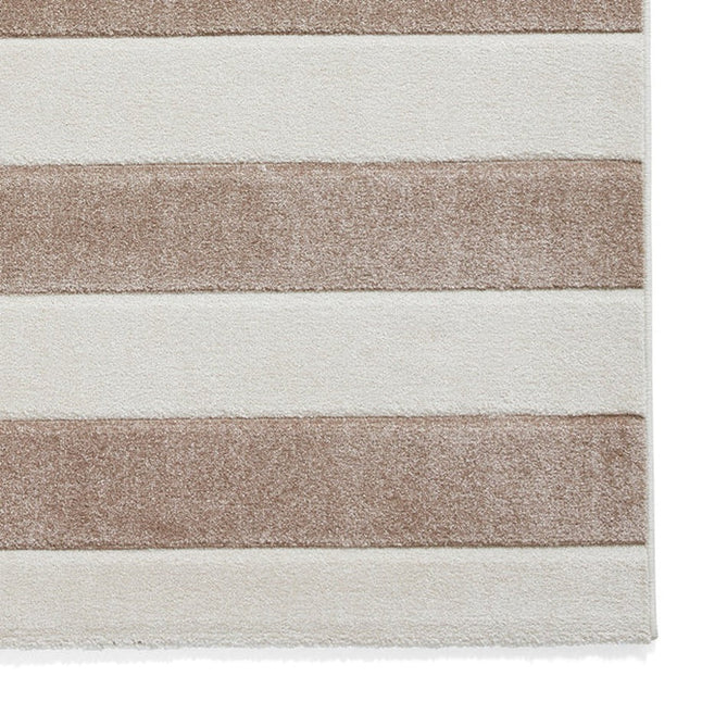 Catherine Lansfield Cove Stripe Modern Linear Natural/Cream Rug-Think Rugs-Rug Love - The Most Loved Rug Store