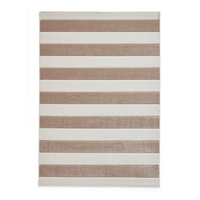 Catherine Lansfield Cove Stripe Modern Linear Natural/Cream Rug-Think Rugs-Rug Love - The Most Loved Rug Store