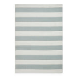 Catherine Lansfield Cove Stripe Modern Linear Sage Green/Cream Rug