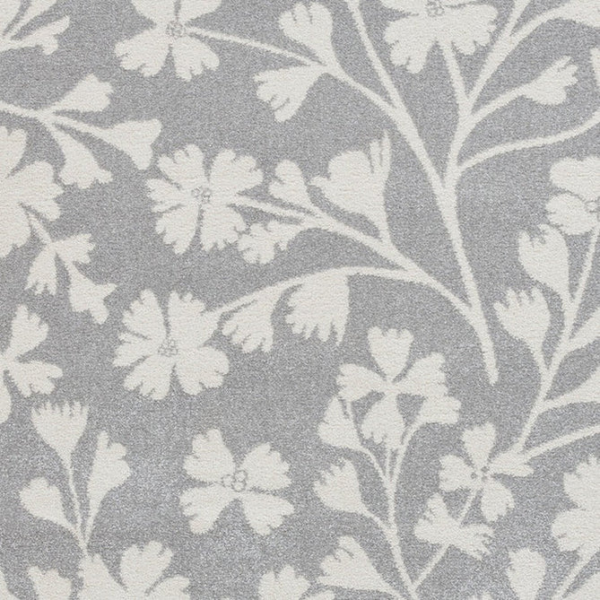 Catherine Lansfield Grace Floral Grey/Cream Rug-Think Rugs-Rug Love - The Most Loved Rug Store