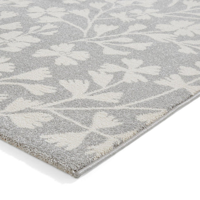 Catherine Lansfield Grace Floral Grey/Cream Rug-Think Rugs-Rug Love - The Most Loved Rug Store