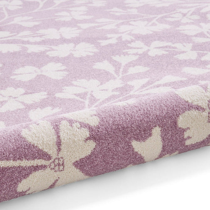 Catherine Lansfield Grace Floral Lilac/Cream Rug-Think Rugs-Rug Love - The Most Loved Rug Store