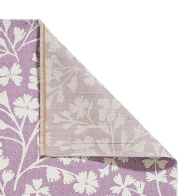 Catherine Lansfield Grace Floral Lilac/Cream Rug-Think Rugs-Rug Love - The Most Loved Rug Store