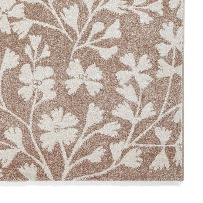 Catherine Lansfield Grace Floral Natural/Cream Rug-Think Rugs-Rug Love - The Most Loved Rug Store