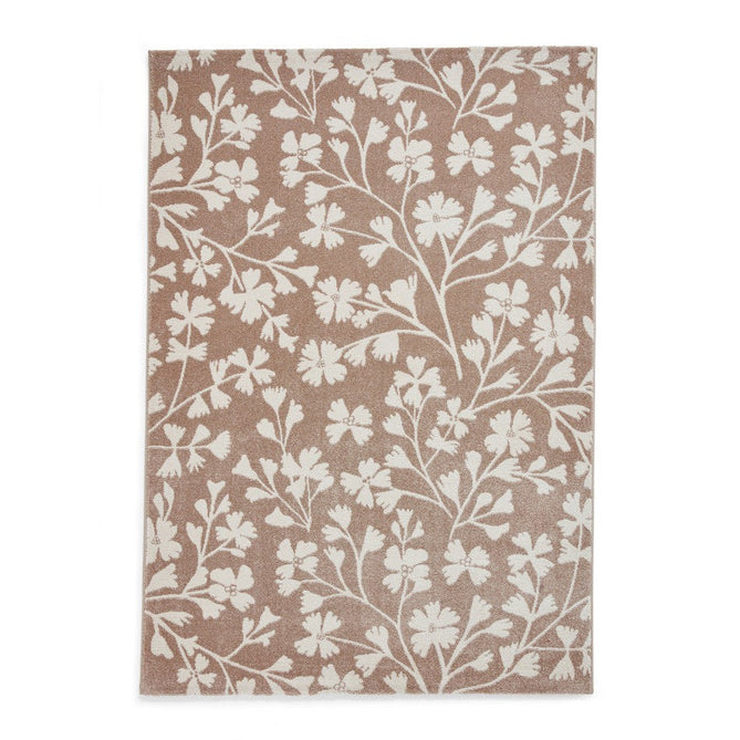 Catherine Lansfield Grace Floral Natural/Cream Rug-Think Rugs-Rug Love - The Most Loved Rug Store