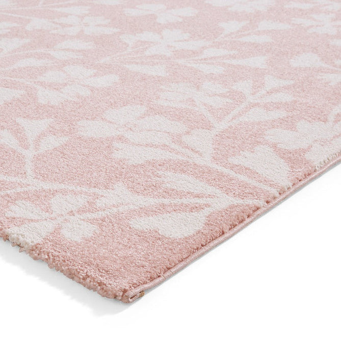 Catherine Lansfield Grace Floral Rose/Cream Rug-Think Rugs-Rug Love - The Most Loved Rug Store