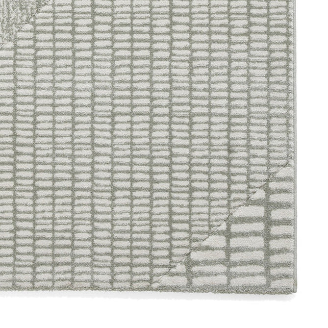 Catherine Lansfield Larsson Modern Abstract Sage/Cream Rug-Think Rugs-Rug Love - The Most Loved Rug Store