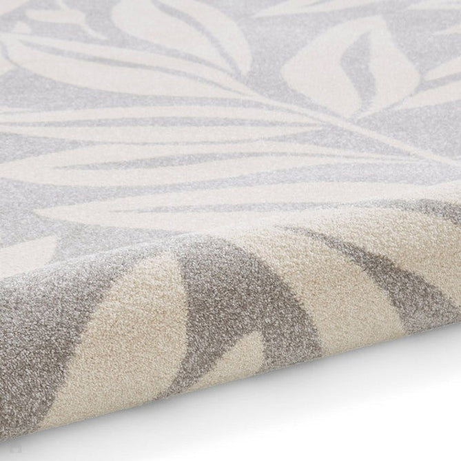 Catherine Lansfield Sorral Leaves Botanical Grey Rug-Think Rugs-Rug Love - The Most Loved Rug Store