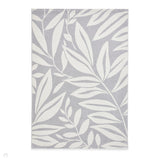 Catherine Lansfield Sorral Leaves Botanical Grey Rug