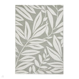 Catherine Lansfield Sorral Leaves Botanical Sage Green Rug