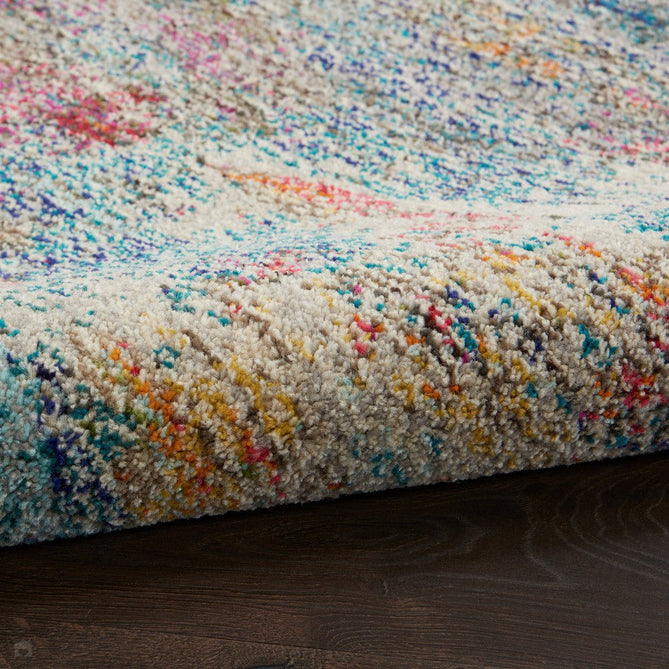 Celestial CES16 Modern Abstract Soft Durable Low Short Flat Pile Multicolour Rug-Nourison-Rug Love - The Most Loved Rug Store