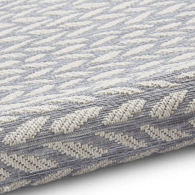 Coast A055 Moroccan Durable Stain-Resistant Weatherproof Flatweave In-Outdoor Grey/Cream Rug-Think Rugs-Rug Love - The Most Loved Rug Store