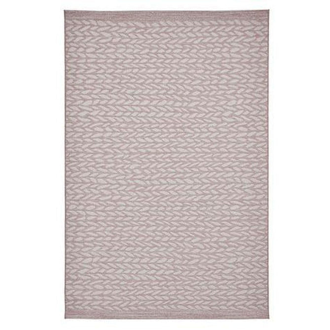 Coast A055 Moroccan Durable Stain-Resistant Weatherproof Flatweave In-Outdoor Rose Pink/Cream Rug-Think Rugs-Rug Love - The Most Loved Rug Store