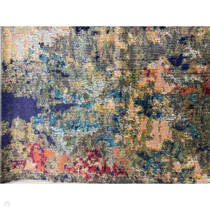 Colores Cloud CO01 Gardenia Modern Abstract Durable Low Short Pile Multicolour/Green/Orange Rug-Asiatic Carpets-Rug Love - The Most Loved Rug Store