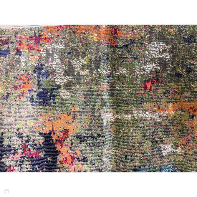 Colores Cloud CO01 Gardenia Modern Abstract Durable Low Short Pile Multicolour/Green/Orange Rug-Asiatic Carpets-Rug Love - The Most Loved Rug Store