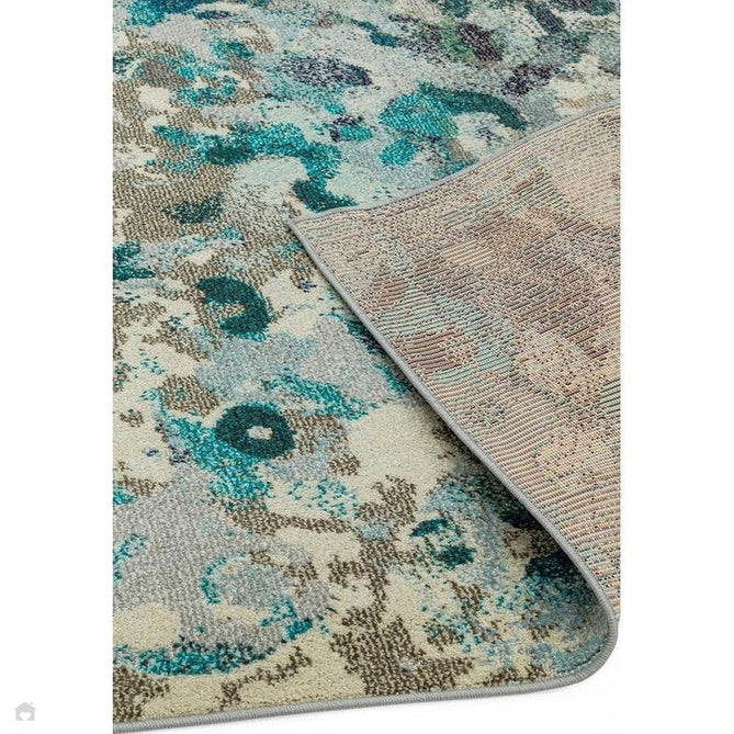 Colores Cloud CO03 Ethereal Modern Abstract Durable Low Short Pile Multicolour/Blue/Teal/Beige/Grey/Cream Rug-Asiatic Carpets-Rug Love - The Most Loved Rug Store