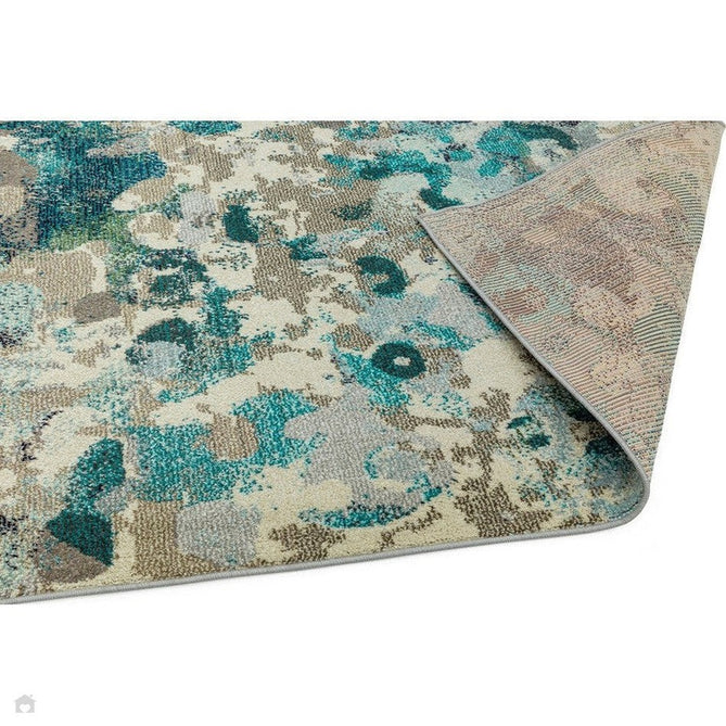 Colores Cloud CO03 Ethereal Modern Abstract Durable Low Short Pile Multicolour/Blue/Teal/Beige/Grey/Cream Rug-Asiatic Carpets-Rug Love - The Most Loved Rug Store