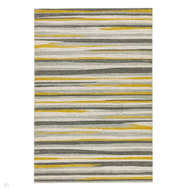 Colt CL10 Stripe Modern Striped Durable Low Short Pile Mustard Rug-Asiatic Carpets-Rug Love - The Most Loved Rug Store