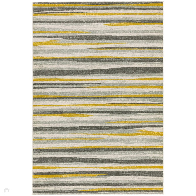 Colt CL10 Stripe Modern Striped Durable Low Short Pile Mustard Rug-Asiatic Carpets-Rug Love - The Most Loved Rug Store