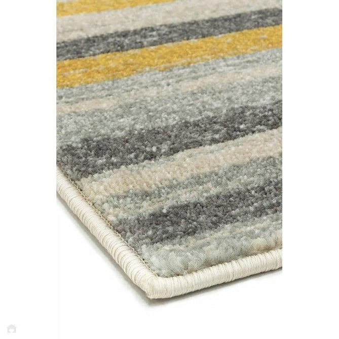 Colt CL10 Stripe Modern Striped Durable Low Short Pile Mustard Rug-Asiatic Carpets-Rug Love - The Most Loved Rug Store