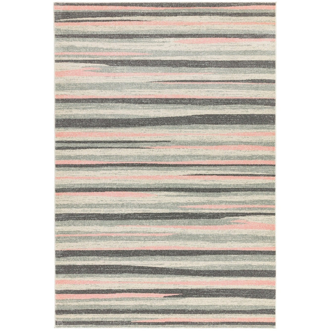 Colt CL11 Stripe Modern Striped Durable Low Short Pile Pink Rug-Asiatic Carpets-Rug Love - The Most Loved Rug Store