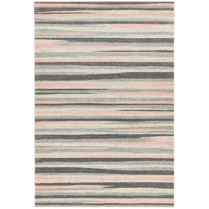 Colt CL11 Stripe Modern Striped Durable Low Short Pile Pink Rug-Asiatic Carpets-Rug Love - The Most Loved Rug Store