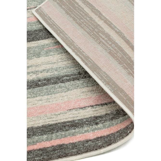 Colt CL11 Stripe Modern Striped Durable Low Short Pile Pink Rug-Asiatic Carpets-Rug Love - The Most Loved Rug Store