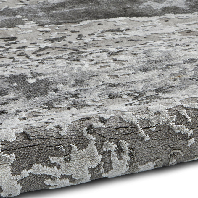 Craft 19788 Modern Abstract Distressed Marbled Metallic Shimmer Soft Textured Grey Rug-Think Rugs-Rug Love - The Most Loved Rug Store