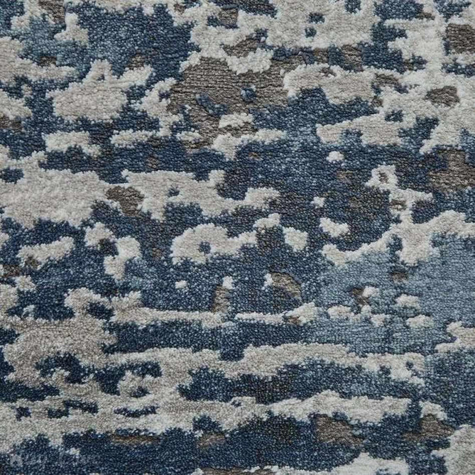 Craft 19788 Modern Abstract Distressed Marbled Metallic Shimmer Soft Textured Grey/Navy Rug-Think Rugs-Rug Love - The Most Loved Rug Store