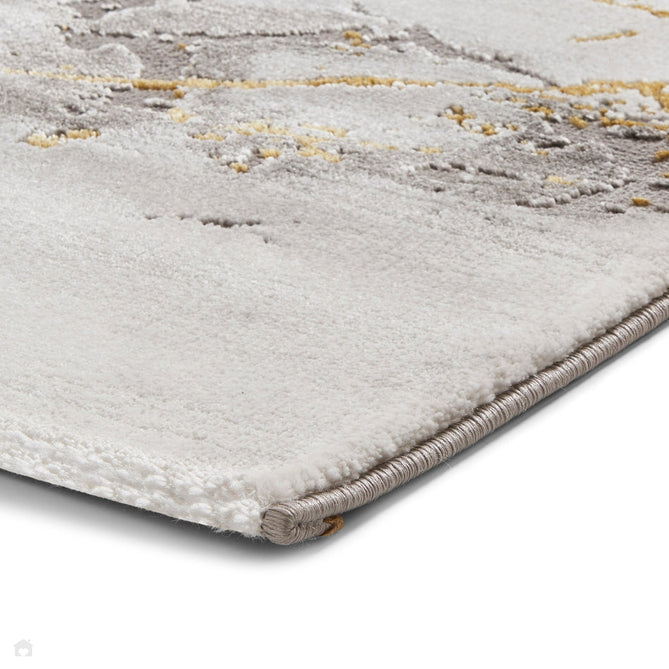 Craft 23270 Modern Abstract Marbled Soft Textured Ivory/Grey/Gold Rug-Think Rugs-Rug Love - The Most Loved Rug Store