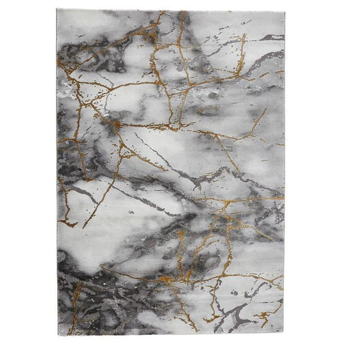 Craft 23270 Modern Abstract Marbled Soft Textured Ivory/Grey/Gold Rug-Think Rugs-Rug Love - The Most Loved Rug Store